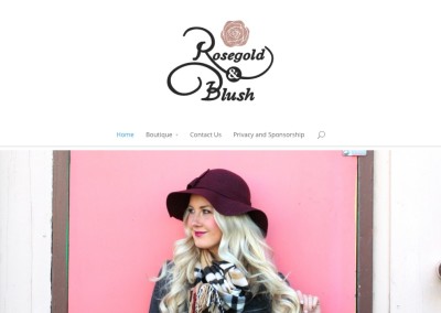 Rosegold and Blush Website